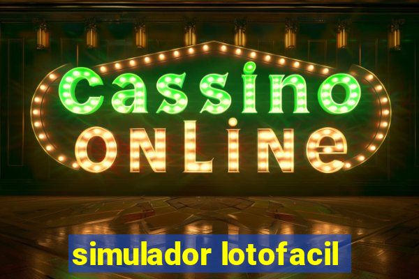 simulador lotofacil